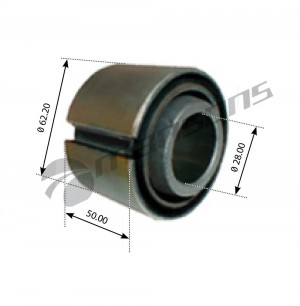 Сайлентблок IVECO EuroTech,Star,Trakker стабилизатора переднего (28х63х50) MANSO 790.114 MANSONS
