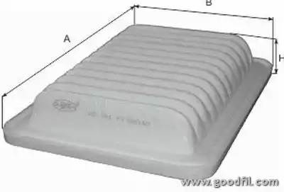 Фильтр воздушный AG351ECO AG 351 ECO GOODWILL