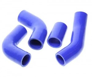 Патрубок УАЗ Патриот радиатора комплект 4шт. синий силикон MEGAPOWER 13017041 MEGA POWER