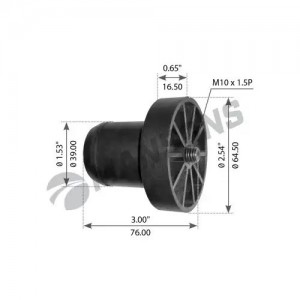 Буфер VOLVO FH12,FH13,FH16,FM9,FM12,FM13 кабины нижний MANSONS 900.042 MANSONS