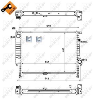 VW GOLF III 1.4-1.6 430x322 58819 NRF