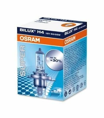 Лампа 12V H4 60/55W P43t +30% Super OSRAM 64193SUP OSRAM
