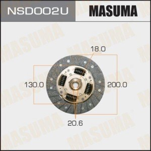 Диск сцепления NSD002U NSD002U MASUMA