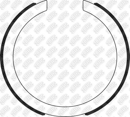 Колодки стояночного тормоза MZ CX-7 2.3 06-15/ 2.2 2.5 09-15/ MPV 2.3 1.6- FN069 FN0696 NIBK