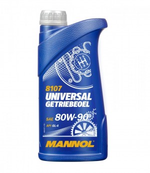 Масло трансмиссионное MANNOL 8107 Universal Getriebeoel 80W-90 минеральное 1 л ( MN8107-1 MANNOL