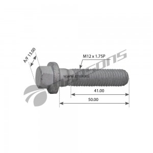 Болт карданного шарнира (М12*1.75P, L-50, l-41)  10шт 100.569 MANSONS
