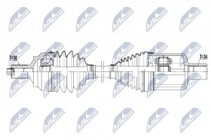 привод левый!\ MB W212/W221 05> NPWME096 NTY
