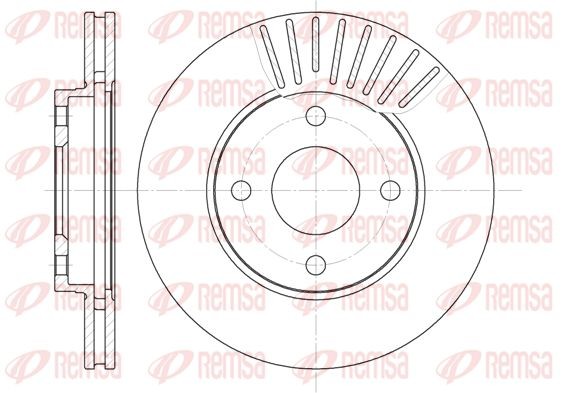 6575.10 диск тормозной передний!\ Ford Focus/Fiesta all 98> 6575.10 REMSA