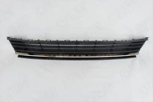 Решетка в бампер нижняя Volkswagen Polo sedan 5 2015-2020, под хромированную нак OEM3675 OEMPARTS