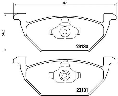 Колодки тормозные P85041 P85041 BREMBO