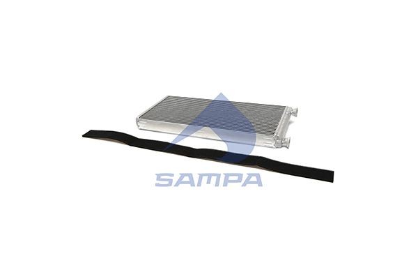 Радиатор отопителя TGA, TGL, TGM, TGS, TGX 027.048 SAMPA