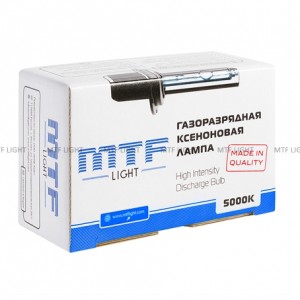 ЛАМПА ГАЗОРАЗРЯДНАЯ MTF LIGHT 12В, НB3 9005, 5000К ST XBHB3K5 MTF