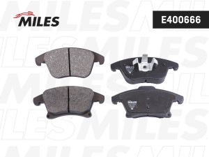 Колодки тормозные передние (Смесь Low-Metallic) FORD MONDEO 15-/S-MAX 15- (TRW G E400666 MILES