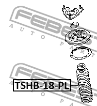 Пылезащитный комплект универсальный PVC D18 TSHB-18-PL TSHB-18-PL FEBEST