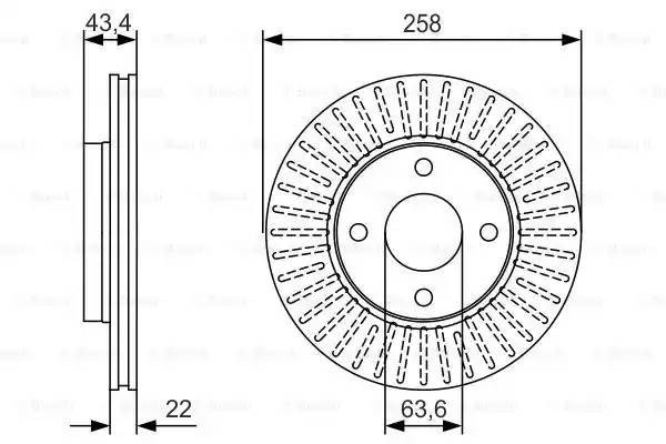 FORD FIESTA (1995-2000)/ FOCUS I (1998-2004) 0 986 479 R64 BOSCH