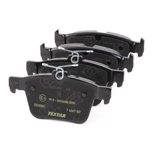 Колодки тормозные VW Golf 7 AUDI A3 (12-),TT (14-) задние (4шт.) TEXTAR 2500801 TEXTAR