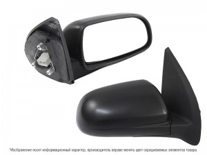 ЗЕРКАЛО CHEVROLET AVEO 06-07 4D RH ОБОГРЕВ, 5 КОНТАКТОВ (10702030/080715/0042285 STCVA5940C1 SAT