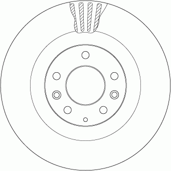 Диск тормозной передний MAZDA CX-7 (MT), CX-9 (MT) 320мм DF8043 DF8043 TRW