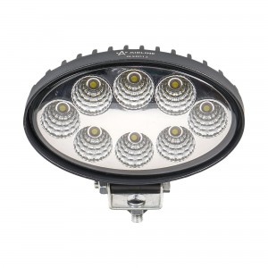 Фара светодиодная "AIRLINE" 140х86х55 мм 24W 12/24V (8 LED рассеянный свет, овал ALED013 AIRLINE