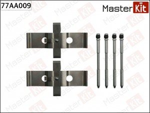 Комплект установочный дисковых колодок VOLKSWAGEN TOUAREG 01-10- 77AA009 77AA009 MASTER KIT