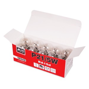 Лампа 24V P21/5W BA15d (10шт.) AVS A78325S AVS