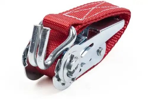 ремень крепления грузов! 4м 1т с храповиком и крюками BRX0020008 BRIX