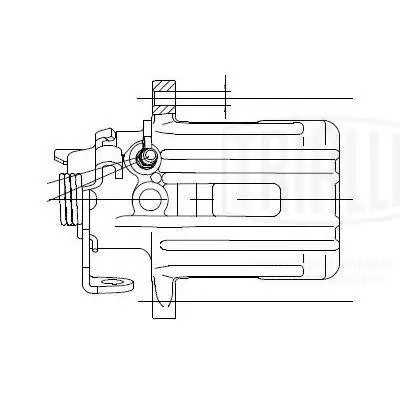 Суппорт торм. Audi A4 (00-) зад. лев. d=38мм (CF 182557) CF 182557 TRIALLI