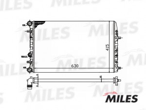 Радиатор (механическая сборка) VAG POLO / FABIA 1.2-2.0/1.4TD/1.9TD 99-09) (NISS ACRM042 MILES