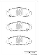 Колодки тормозные дисковые (с антискрипной пластиной)  HONDA ACCORD VII (CL, CN) D5122MH MK KASHIYAMA