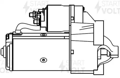 Стартер для а/м Renault Master II (01-)/Opel Movano (01-) 2.5dCi 2,2кВт (LSt 091 LST 0917 START VOLT