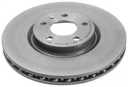 Диск тормозной AUDI A4 (07-15) передний (1шт.) BREMBO 09.B822.11 BREMBO