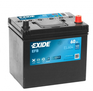 Аккумулятор HYUNDAI i10 MAZDA 2,3 SUBARU Impreza 60A/ч EXIDE EL604 EXIDE