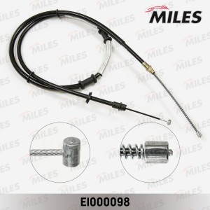 Трос стояночного тормоза левый FIAT DOBLO 01- EI000098 EI000098 MILES