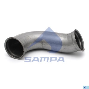 Труба глушителя передняя 052186 SAMPA