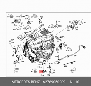 Датчик уровня масла MERCEDES SL (R321) OE A 278 905 02 09 MERCEDES BENZ