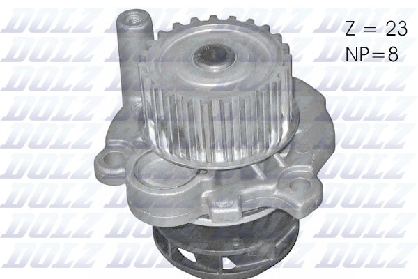 Насос водяной AUDI A4 (B5, B6), SKODA OCTAVIA (1U) 1.8, VW PASSAT (3B) 1.8-2.0 A A186 DOLZ