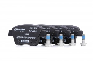 Колодки тормозные VW Golf 6,Jetta AUDI A1,A3 SKODA Octavia,Superb (10-) задние ( P85114X BREMBO