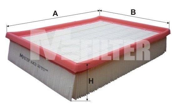 фильтр воздушный !\ VW T4 1.9TD/2.4D/2.5TDi 90> K433 MFILTER AUTOMOTIVE FILTERS