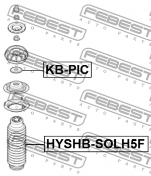 ПЫЛЬНИК ПЕРЕДНЕГО АМОРТИЗАТОРА HYSHB-SOLH5F HYSHB-SOLH5F FEBEST