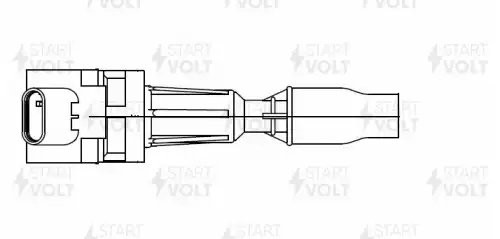 Катушка зажигания для а/м Hyundai Santa Fe (12-)/Kia Sorento (14-) 2.4i (SC 0804 SC 0804 START VOLT