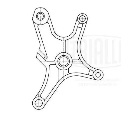 Ролик ГРМ Dodge Neon (99-) 2.0i (натяж.) (CM 6070) CM6070 TRIALLI