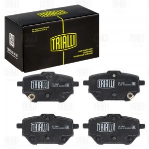 Колодки тормозные дисковые задние PF 2467 TRIALLI