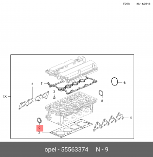 OPEL/CHEVROLET/CHRYSLER 35x48x7 55563374 GENERAL MOTORS