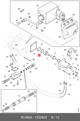 Уплотнительное кольцо 1352803 SCANIA