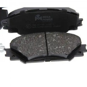 Колодки тормозные TOYOTA Auris (06-12) (Япония),Corolla (07-13) передние (4шт.)  350-33-130 MEGA POWER