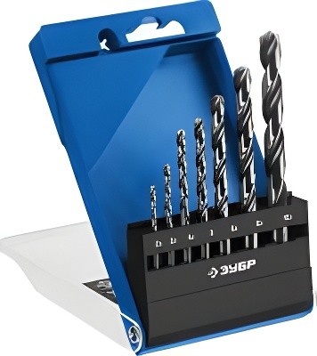 Набор сверл по металлу 2.5-10.2мм HSS (7шт.) Профессионал ЗУБР 29625H7R ZUBR