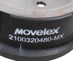 Барабан тормозной JAC N75 задний MOVELEX 2100320480MX MOVELEX