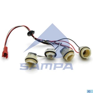 Проводка SCANIA 4,P,G,R,T series с патронами (фара,указатель поворота,габарит) S 042192 SAMPA
