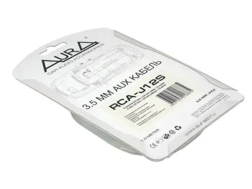 Кабель jack 3.5 1м AURA RCAJ12S AURA