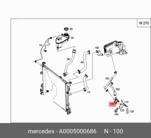 НАСОС ОЖ A0005000686 MERCEDES BENZ